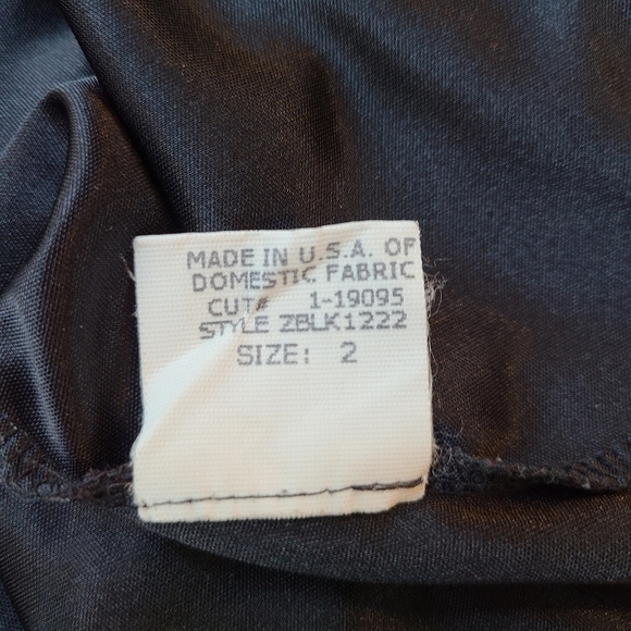 David Meister Elegant Black Evening Dress, Size XS - Picture 11 of 11